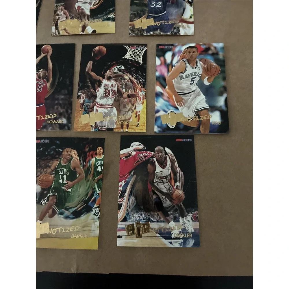 1996-97 Hoops Hipnotized‎ 13 Card Lot O'Neal Rodman Mourning Kidd Barkley Payton